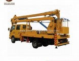 14 M High Altitude Operation Truck, Self-Propelled Hydraulic Aerial Telescopic Booms Truck