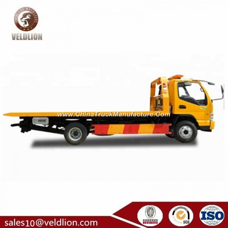 JAC 4t Road Obstacles Truck Factory Price Wrecker Flatbed Towing Truck