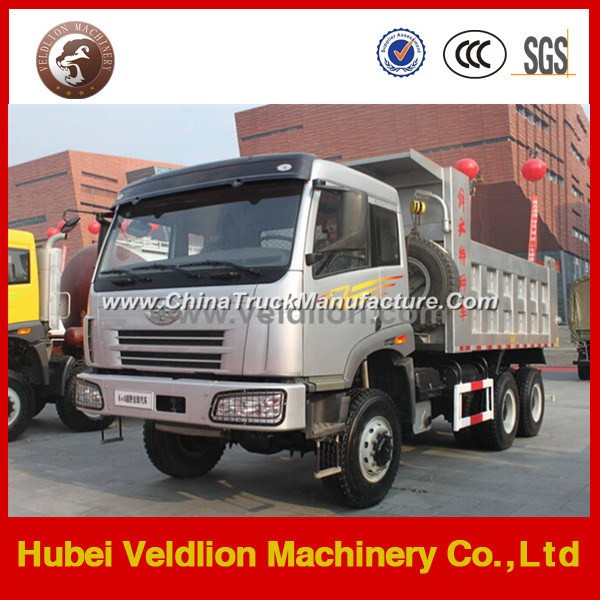 China Famous Brand FAW 6X6 off-Road 30t Dump Truck, Tipper Truck on Sale