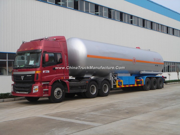 3 Axles 60m3/15850 Gallon Liquefied Petroleum Gas LPG Tank Trailer Export to Africa for Sales