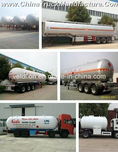 Selling  Standard 60m3/ LPG Gas Cylinder Tanker Trailer