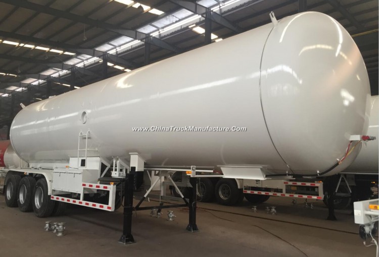 3 Axles 50m3 Liquefied Petroleum Gas LPG Tank Trailer Export to Africa Lowest Price for Sales