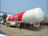 Customized 3 Axles 56cbm LPG Propane Gas Tanker Transport Semi Trailer