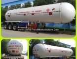 China Made LPG Semi Trailer, Hot Sale Fuel Tank Semi Trailer, 3 Axles LPG Gas Truck Semi Trailer