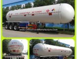 3 Axle LPG Tanker Trailer Tri Axle 56, 000liters LPG Semi Trailer for Nigeria
