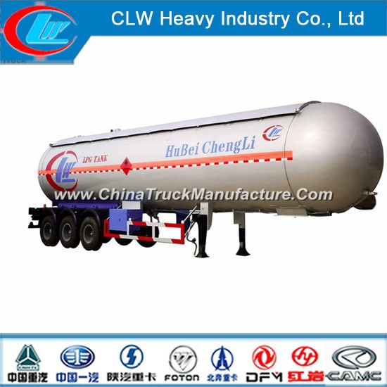 Customized Color LPG Semi Trailer with Piping System for Sale