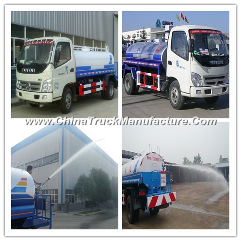 Foton 4X2 4000L Watering Truck for Hot Sales