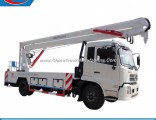 High Quality Dongfeng 4X2 Hydraulic Aerial Cage Truck