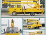 4*2 Overhead Working Truck Hydraulic Aerial Cage