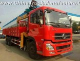 Straight Arm Dongfeng 6X4 12ton Mobile Truck Crane Mounted