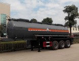 19, 000 Liters 19.95m3 Tri-Axle Liquid Sulfur Dioxide Chemical/Acid Transportation Tank Trailer for 