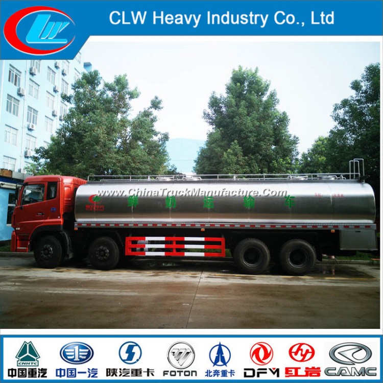 Dongfeng High Volume 20000L Milk Tank Delivery Truck for Sale