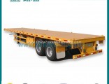 2-Axle Flatbed Container Semi Trailer