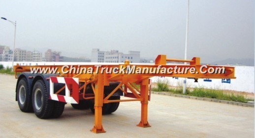 Sinotruk 2 Axles Container Carrier Skeletal Semi Trailer for Sale