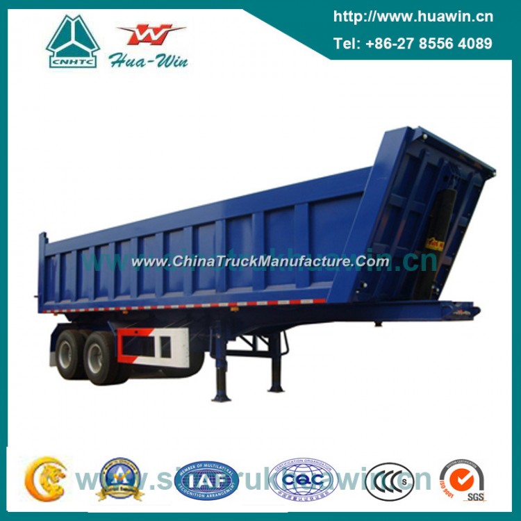 2 Axles Front Tipping Semi Trailer Dump Trailer for Sale