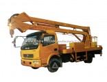 Dongfeng Chassis 4X2 140HP Euro III (3) Engine Working Heigh 18m / Working Radius 7.5m Folding Arm H