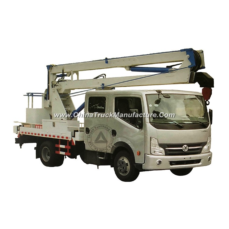 Dongfeng Chassis 4X2 130HP Euro IV (4) Engine Working Heigh 16m / Working Radius 11.5m Folding Arm H