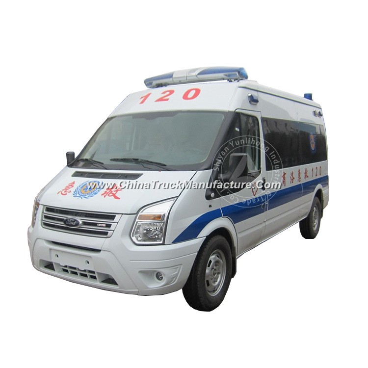 Ford Chassis LHD Ylh5048xj2 Middle Roof Diesel Engine Hospital ICU Transit Medical Clinic Rescue Veh