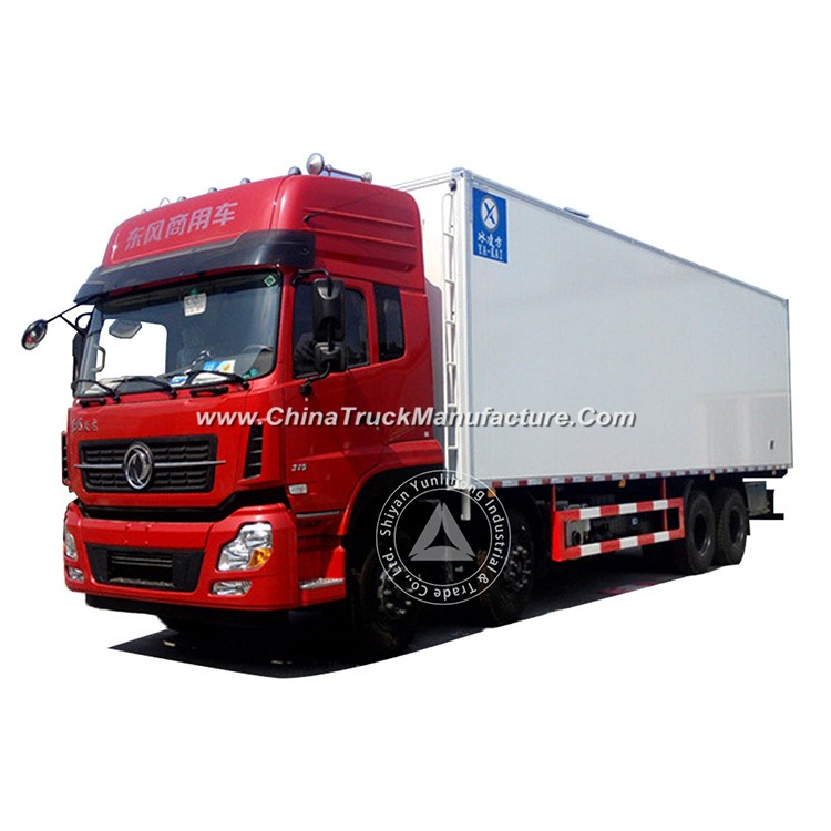 Dongfeng 8X4 420HP 59.2m3 (59.2CBM) Van 20 Ton (20t) Heavy Duty Highway Lightweight Design Box Van C