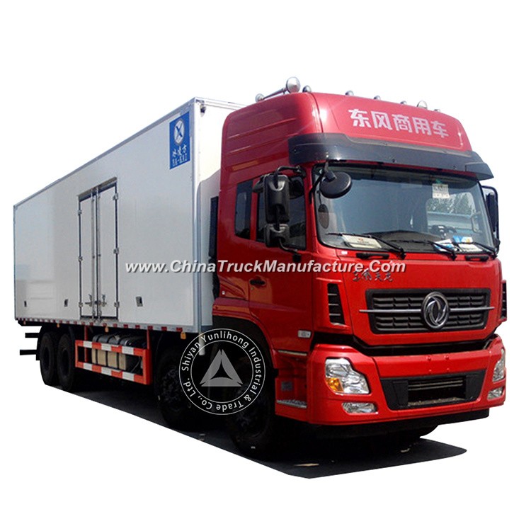 Dongfeng 8X4 385HP 59.2m3 (59.2CBM) Van 20 Ton (20t) Heavy Duty Complicated Road Condition Lightweig