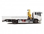 Dongfeng Lifting Height 10.5m Working Range 8m 6.3 Ton (6.3t) 3 Arms All Rotation Folding Arm Crane