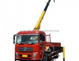 Dongfeng Lifting Height 13m Working Range 11m 6.3 Ton (6.3t) 4 Arms Telescoping Boom Crane 4X2 6 Whe