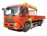 Dongfeng Lifting Height 21m Working Range 19.5m 6.3 Ton (6.3t) 6 Arms Telescoping Boom Crane 4X2 6 W