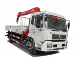 Dongfeng Lifting Height 10.5m Working Range 8.5m 6.3 Ton (6.3t) 3 Arms Telescoping Boom Crane 4X2 6