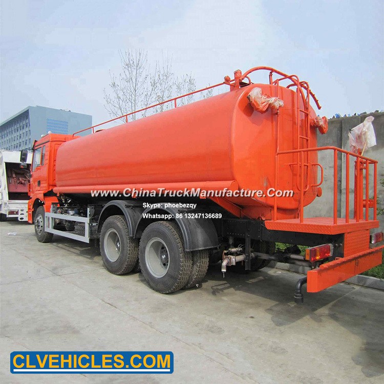 Chinese Factory Shacman 6X4 Right Hand Drive Watering Truck