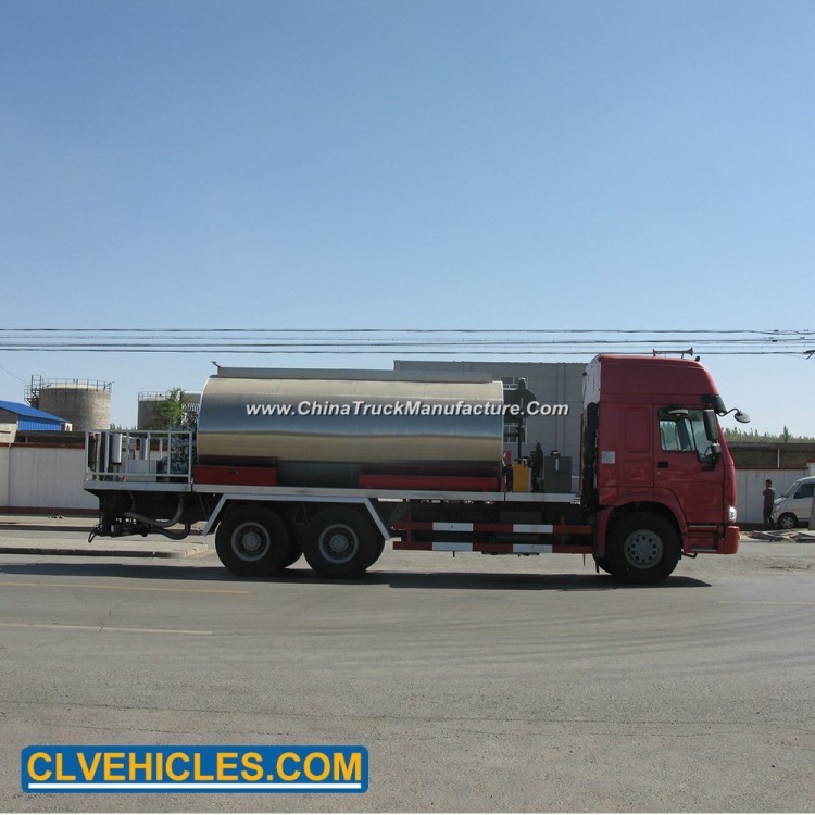 4X2 14000L HOWO Automatic Asphalt Spreader Truckasphalt Bitumen Sprayer Truck
