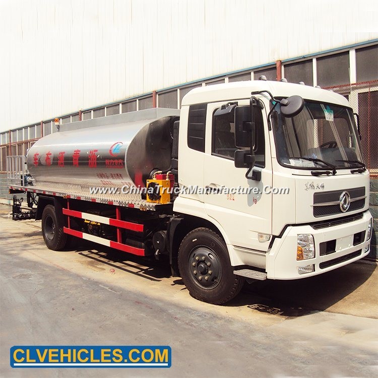 Dongfeng 190HP 10 Tons Hot Asphalt Distributor Vehicles Distribution Truck