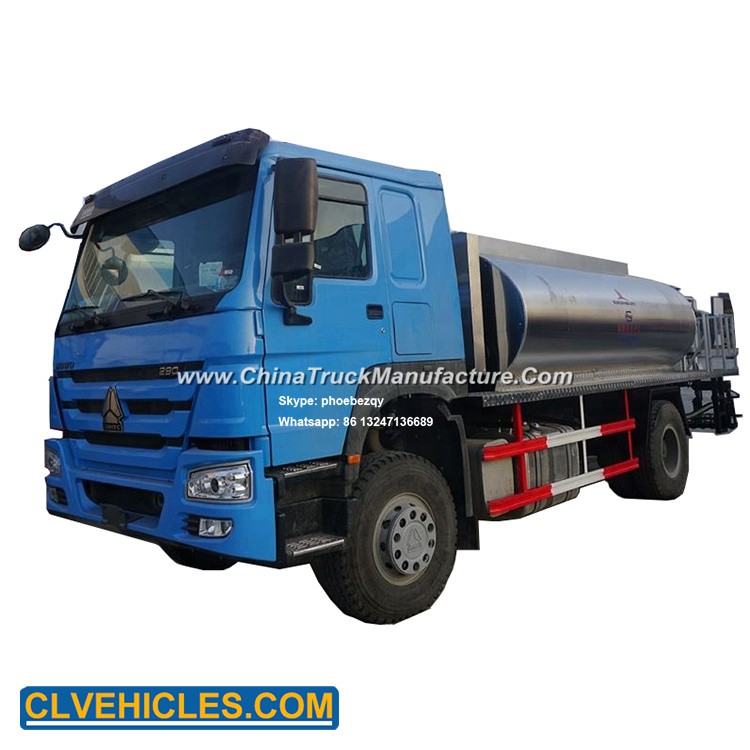 Sinotruk 8000L Tanker Road Maintenance Asphalt Distributor Truck