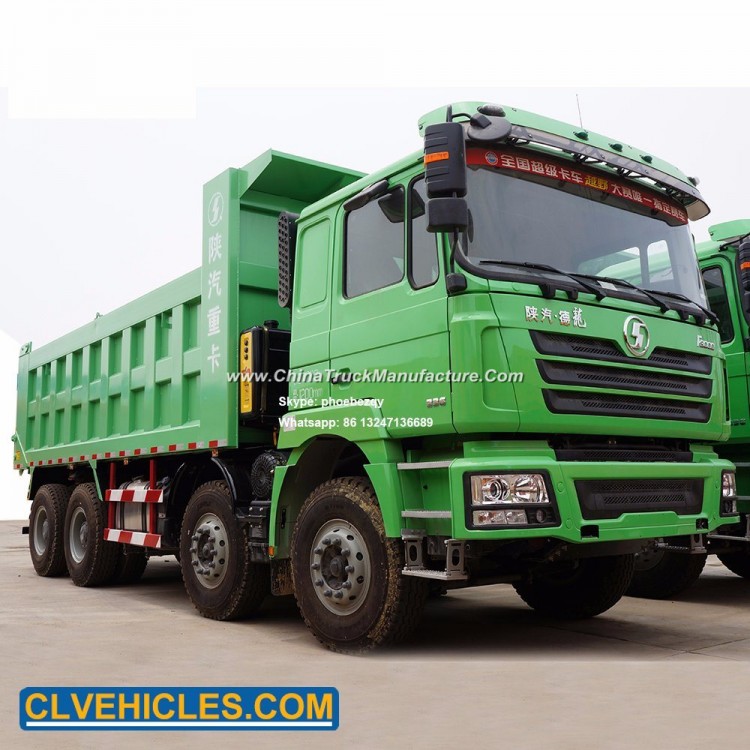 Shacman 8X4 371HP 12 Wheeler 50 Ton Tipper Lorry Dump Truck