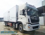 Dongfeng Kingland 8*4 30ton Refrigerator Box Container Carrier Truck