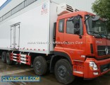 Dongfeng 8*4 12wheeler 30ton Heavy Duty Refrigerated Cargo Truck