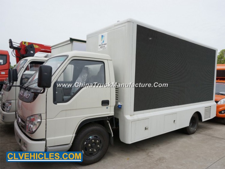 Foton 4X2 Mobile Advertising LED Billboard Video Truck for Sale