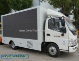 Foton 6 Wheeler Advertising Trucks Mobile Stage Truck for Roadshow