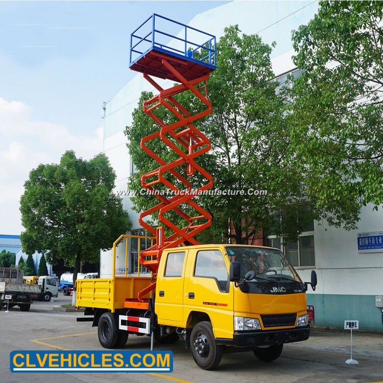 8m Mobile Scissor Lift Aerial Platform High Work Truck