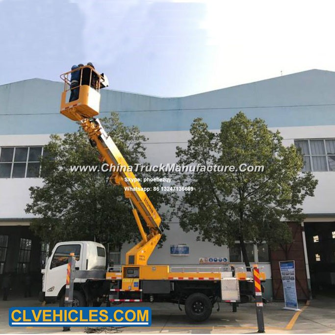Dongfeng Manual Controlled Telescopic Aerial Truck Equipment