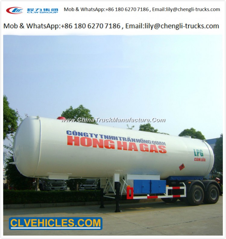 40.5m3 LPG Tanker Trailer 40.5cbm LPG Gas Tank Trailer