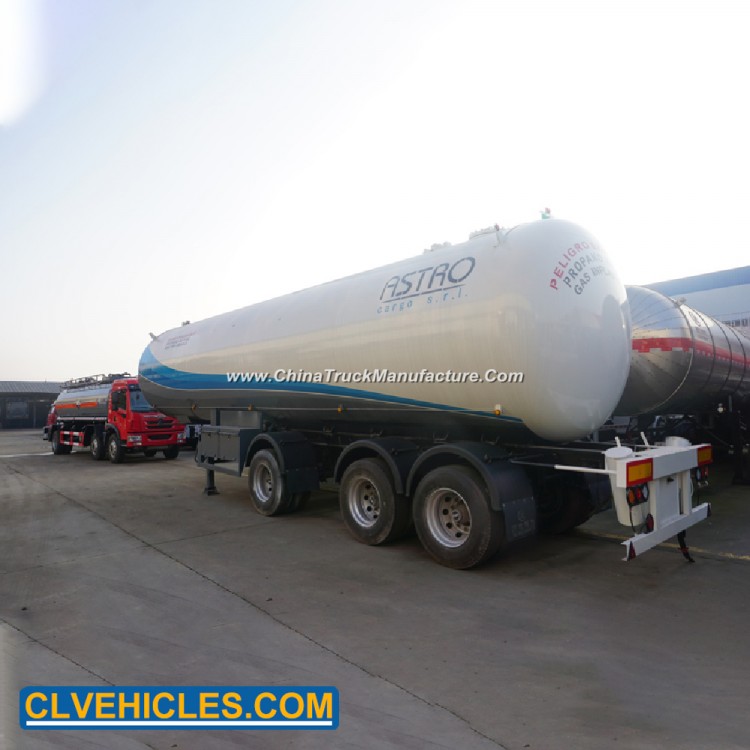 54000L Triaxial LPG Propane Delivery Storage Tank Truck Transport Liquefied Petroleum Gas Semitraile