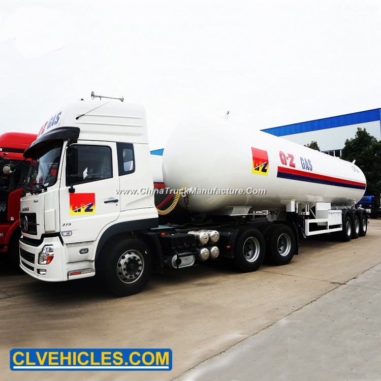 Propane Liquid Petroleum Gas 60m3 LPG Transfer Trailer
