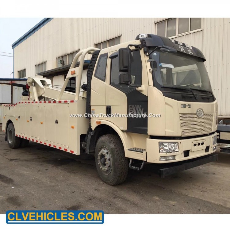 FAW 8 Ton 4*2 220HP Road Rescue Wrecker Truck Recovery Truck Vehcile