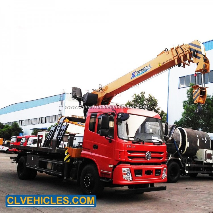 10 Tons Flat Bed Recovery Wreckers Wheel Lift Tow Truck