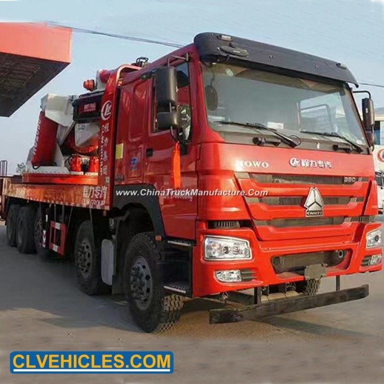 OEM Manufacturer Clw Construction Crane Truck 50t to 260ton with Flatbed Bed