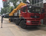 Dongfeng 8X4 Truck Mounted Crane 16t Folded Boom for Sale