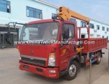 HOWO Series Truck Mounted Crane with Self Tipping Box