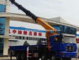 Shacman 8X4 12 Tons Straight Arm Truck Mounted Crane