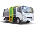 7cbm 8 Ton Yuejin Hang Barrel Type Diesel Garbage Compactor Truck