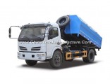 4X2 Dongfeng 6 Cbm Detachable Container Garbage Truck